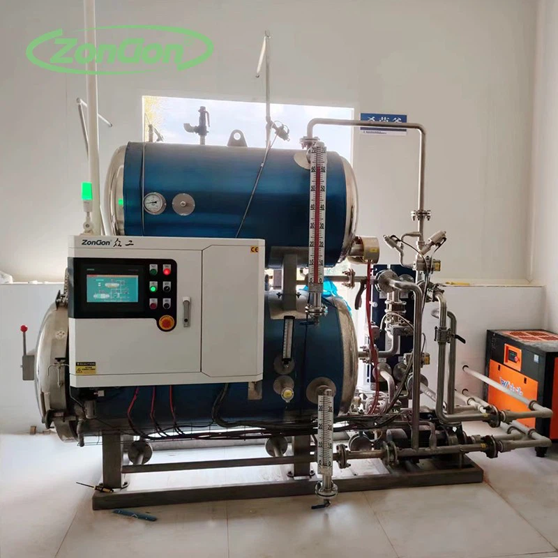 factory testing food small retort machine