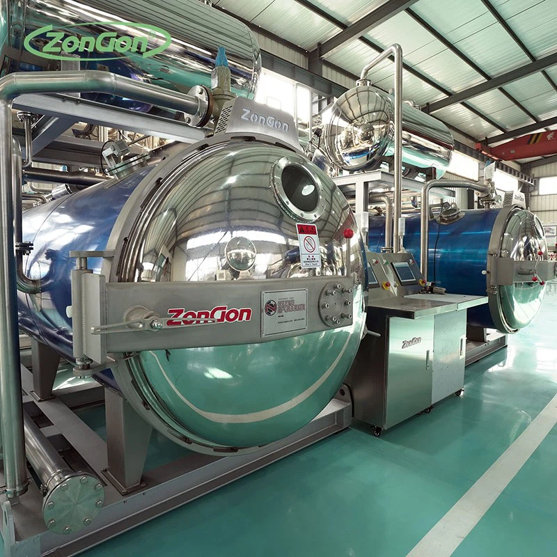 Cashew nut steam sterilization